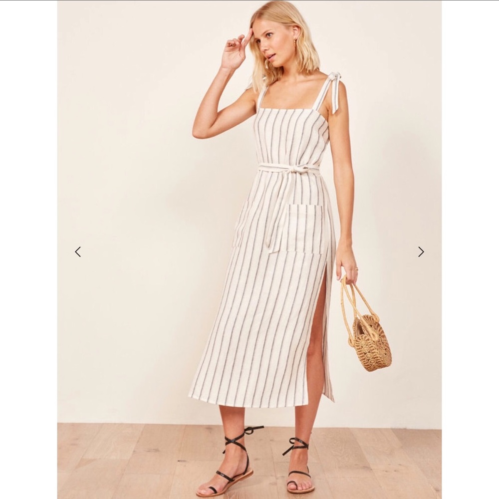 Reformation Tie Dress